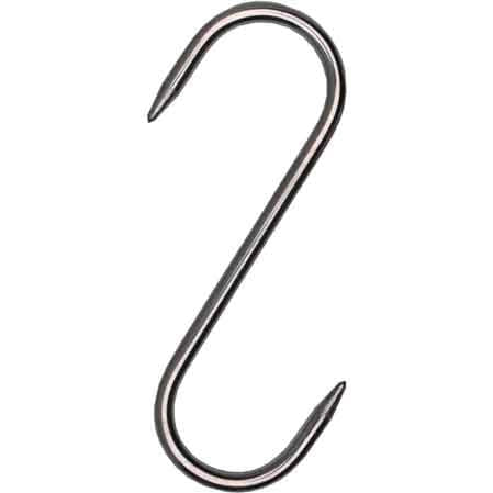 GANCIO FISSO 60x3 mm - 1 punta - 10 pezzi