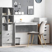 vidaXL Scrivania Grigio cemento 90 x 40 x 76 cm Legno multistrato