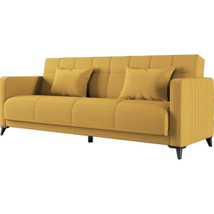 divano prontoletto iris ex dublin 3str mostarda cod:ferx.14356