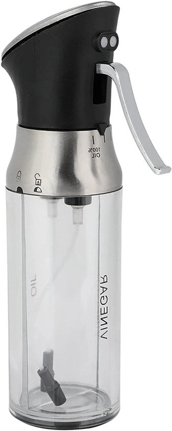 Spremidore di Olio per Cucina a Doppia Manopola con Controllo - Flessi di Olio per Cottura e Frittura - Dispensatore di Olio con Regolazione - Utensili da Cucina Pratici