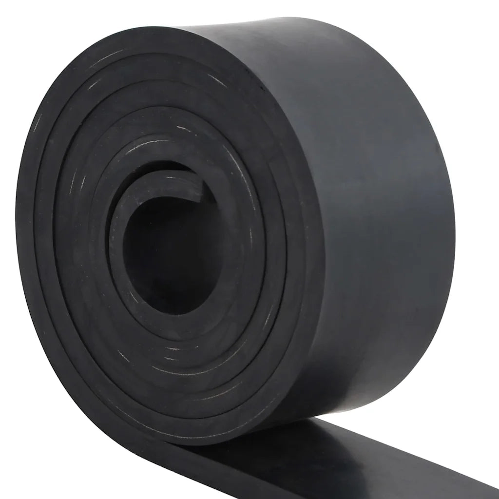 Bordo in Gomma per Spazzaneve Nero 300x8x1 cm