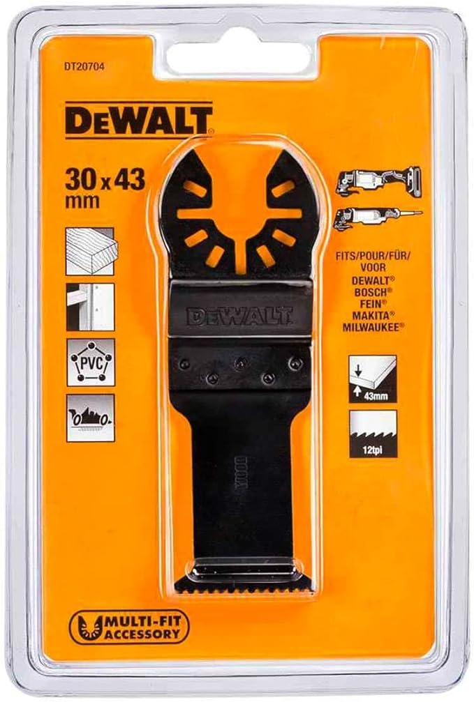 LAMA TAGLIO LEGNO PER MULTIFUNZIONE DEWALT DT20704-QZ