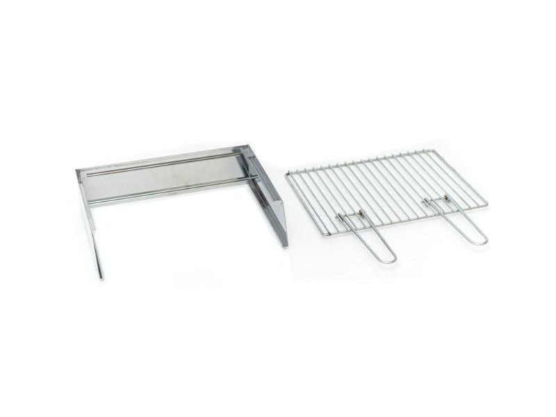 Milano Kit Barbecue paratia e griglia canalina Milano Grill 80+40 acciaio inox