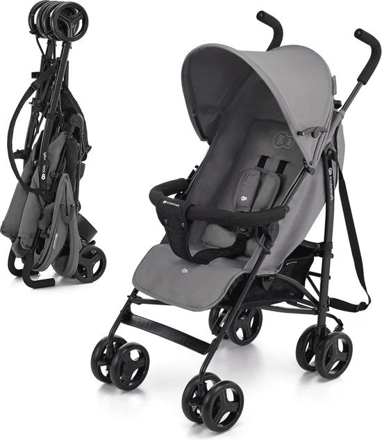 Carrello da viaggio leggero per bambini - Carrello da viaggio pieghevole e facilmente ripiegabile con schienale regolabile