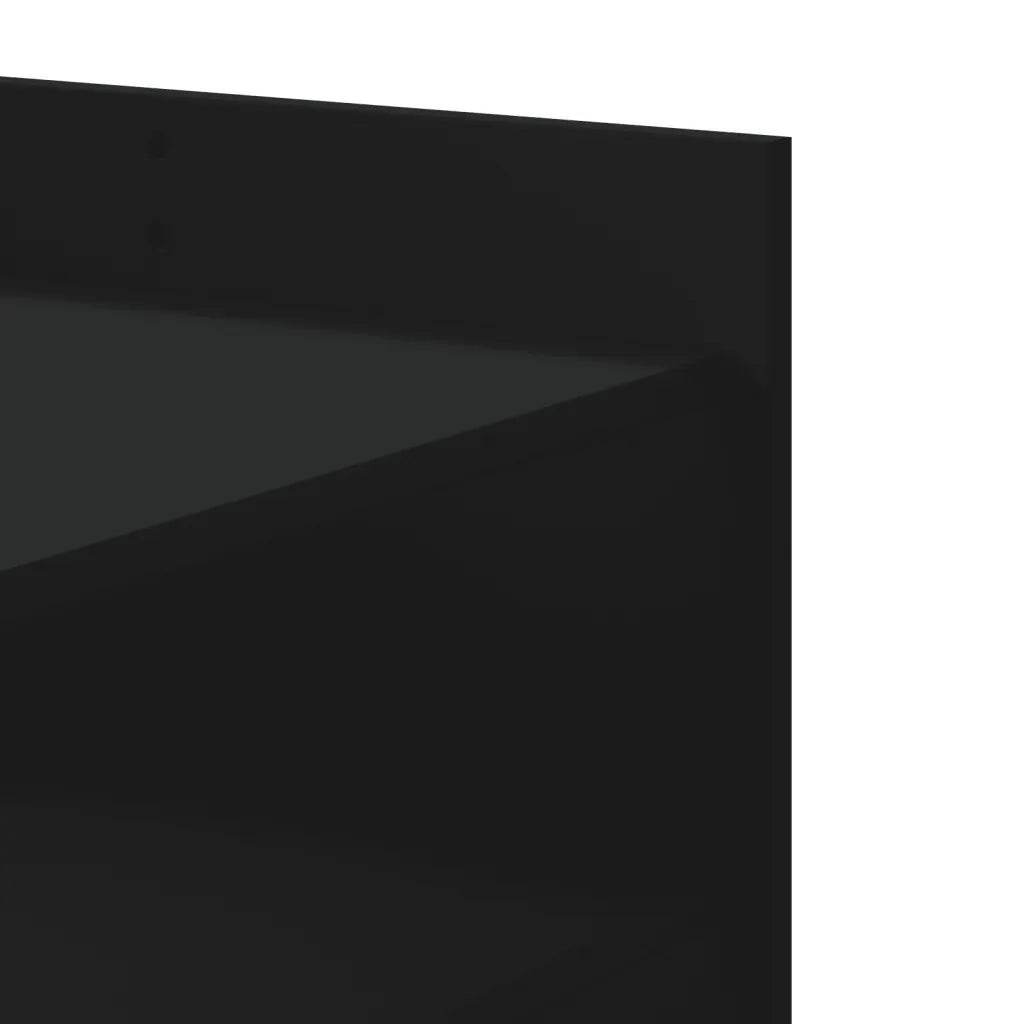 vidaXL Tavolino da Salotto Nero 80x50x50 cm in Legno Multistrato