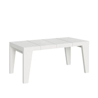 Tavolo da pranzo Allungabile - NAXY PREMIUM Dimensioni: 90x140/244, Colore: Bianco Frassino