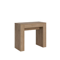 Consolle allungabile - MODEM Colore: Quercia Natura, Dimensioni: 90x42/302