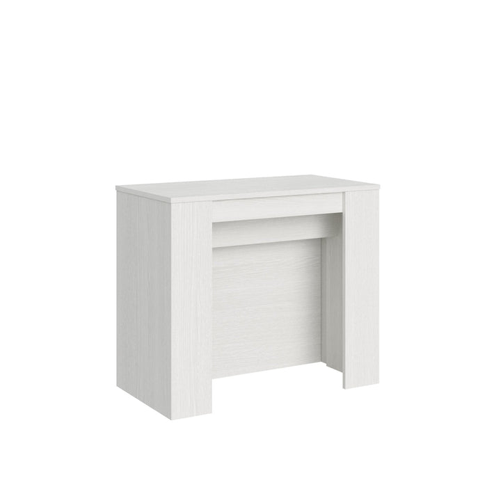 Consolle allungabile - VENUS Colore: Bianco Frassino, Dimensioni: 90x48/296
