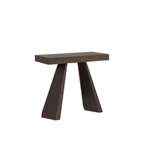 Consolle allungabile Folding - DIAMANTE PREMIUM Colore: Noce, Dimensioni: 90x40/196