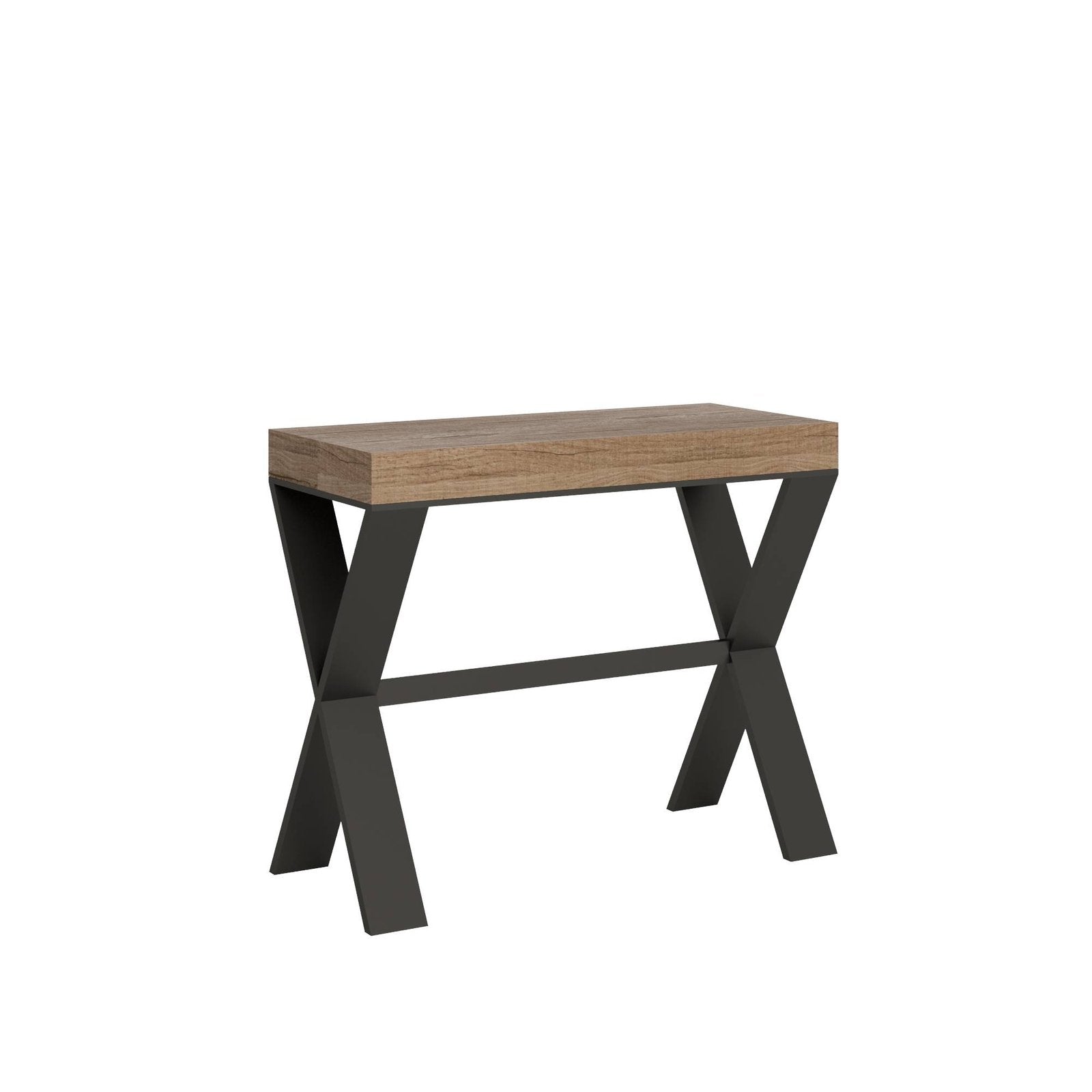 Consolle allungabile - XENIA Dimensioni: 90x40/196, Colore: Quercia Natura