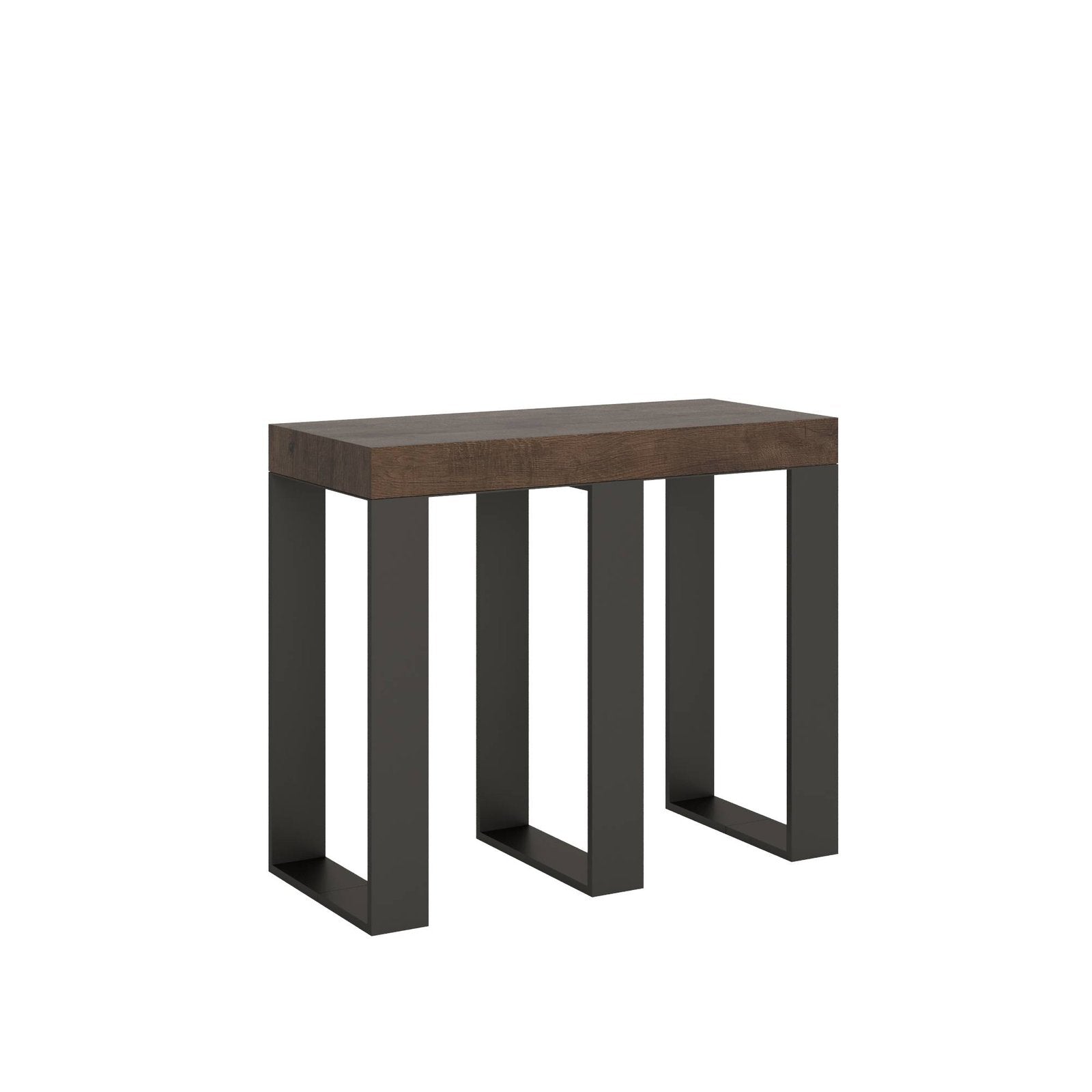 Consolle allungabile Folding - SINTESI PREMIUM Colore: Noce, Dimensioni: 90x40/300