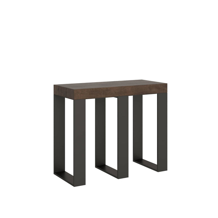 Consolle allungabile - SINTESI Dimensioni: 90x40/196, Colore: Noce