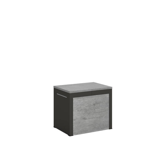 Panca allungabile - WALK Colore: Cemento, Dimensioni: L.55 P.40 H.47 cm (allungabile fino a 305 cm)