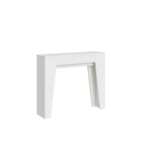 Consolle allungabile - NARROW Colore: Bianco Frassino, Dimensioni: 90x25/181