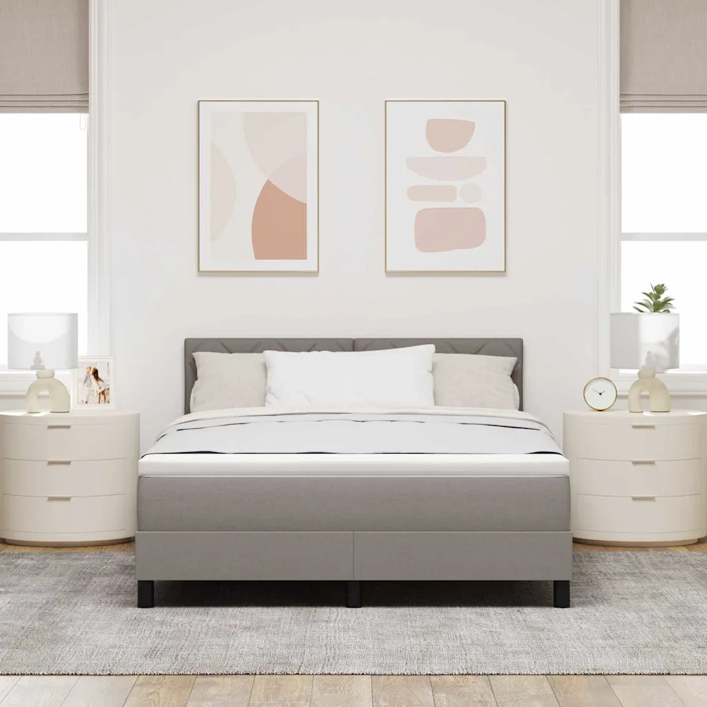 Letto a molle con materasso con led Talpa 160 x 200 cm Tessuto 3342300