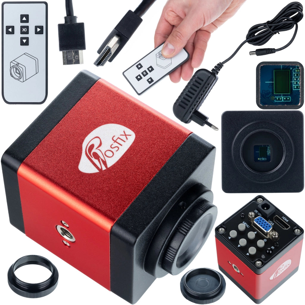 Mikroscopio Stereoscopico Trinoculare Jupiter Pro MSJP-T-SDMS1 – Zoom 7x-45x, Display 8", Illuminatore 56xLED