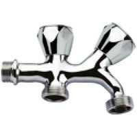 Rubinetto lavatrice doppio attac co d.1/2 x3/4 b073cms5rp