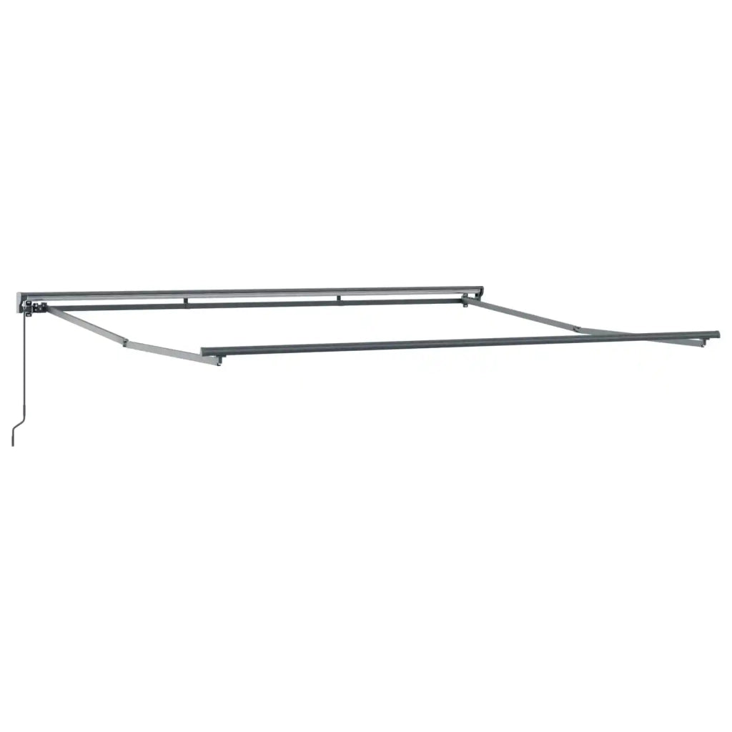 Struttura della tenda-Telaio per tenda da sole Giallo e Bianco 350 x 250 cm