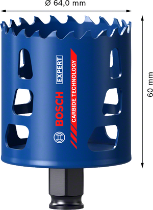 SEGA A TAZZA MULTIMATERIALE BOSCH EXPERT TOUGH MATERIAL D.64mm - 2608900430