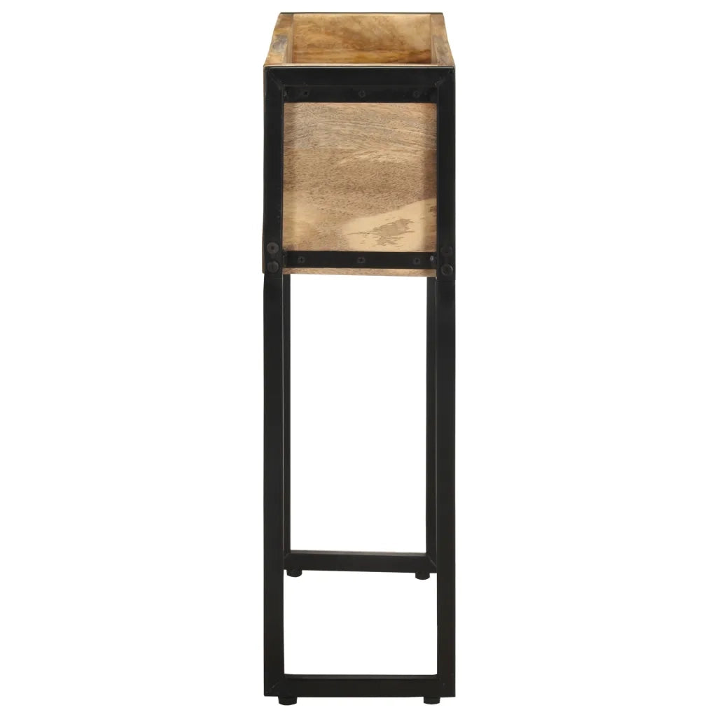 Fioriera 60x20x68 cm in Legno di Mango Grezzo 321941