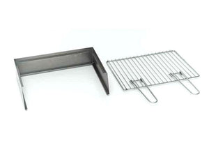 Torino Kit Barbecue paratia e griglia per Torino Grill 80+40 ferro alluminato