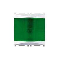 14387.V Spia Prismatica Verde Bianco Plana