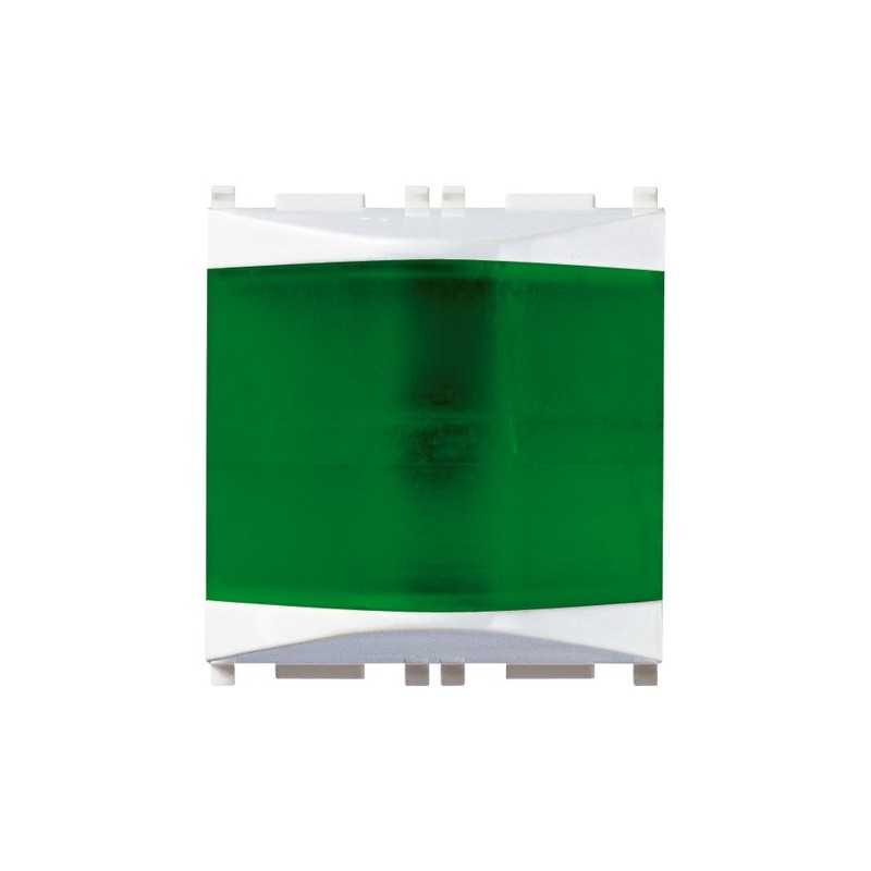 14387.V Spia Prismatica Verde Bianco Plana