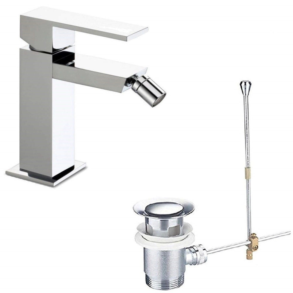 Trade Shop - Rubinetto Miscelatore Quadrato Piletta  69023 Firenze Bagno Rubinetteria -
