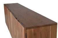 Credenza in massello di acacia e metallo