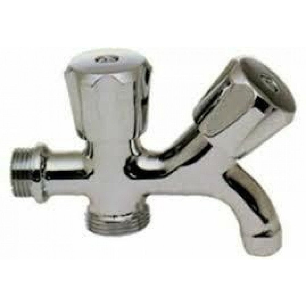 Rubinetto lavatrice duplex