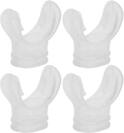 Mondstuk per Snorkeling - 4 pezzi - Silicone - Comfortevole forma a U - Adatto per Snorkeling - Adattatore per Tubi - Materiale Igienico Alimentare - Adattatore per Snorkeling