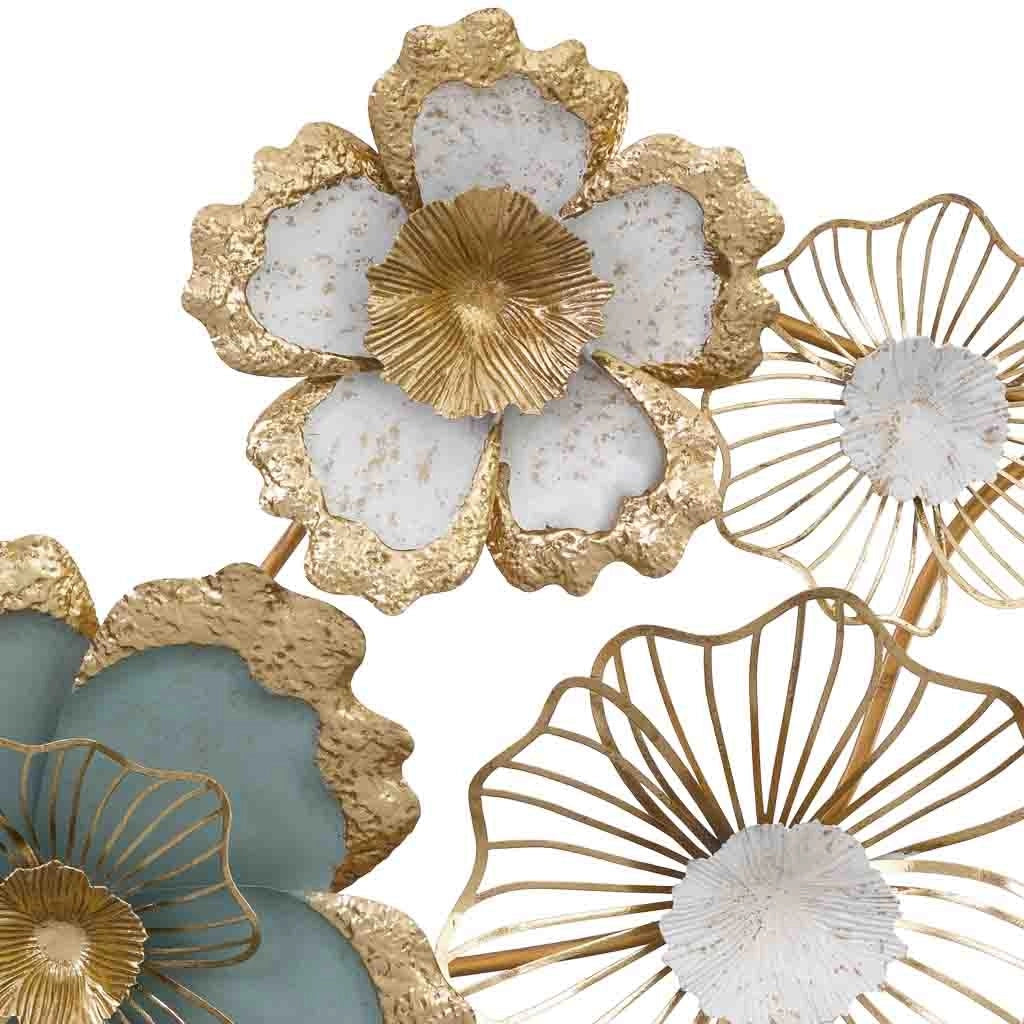Carta da parati decorativa in metallo 116,8x54,0x10,2