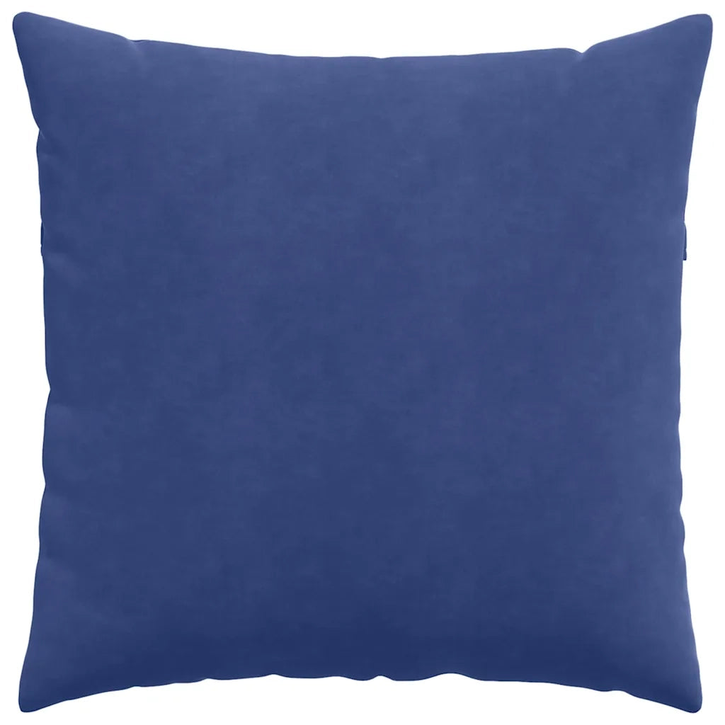 Cuscini da Divano 2 pcs Blu Polizia 60 x 60 cm Tessuto in Cords