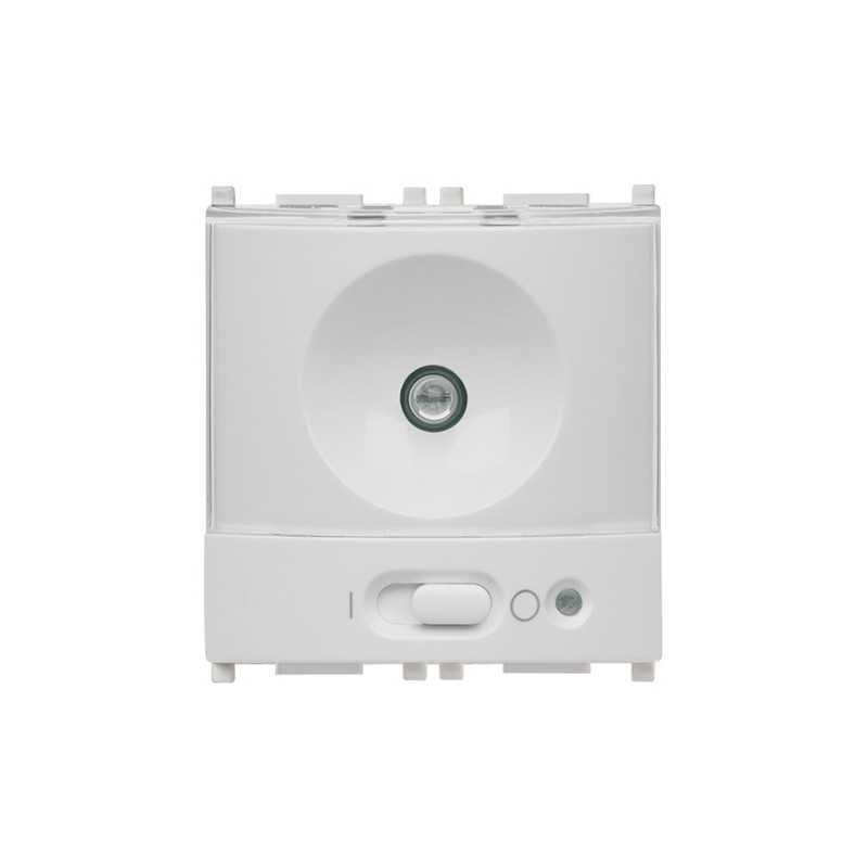 14395.Sl Torcia + Presa di Ricarica 230V Silver Plana