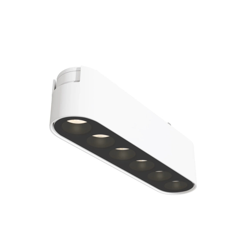 Maytoni Lampada da binario moderna Radity Points 1 luce LED integrato bianco metallo