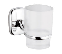 Remer portabicchiere da muro in vetro bianco sabbiato - serie su