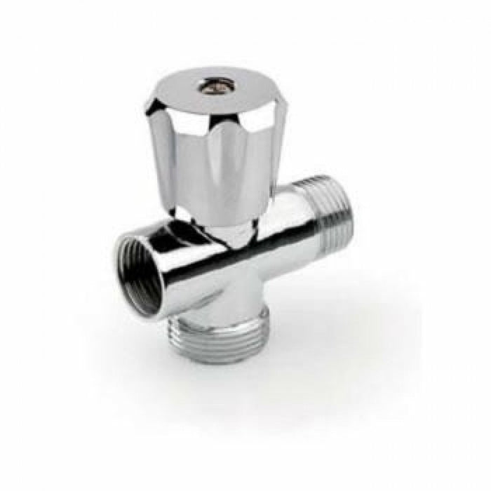 Rubinetto lavatrice m.1/2  x m. 4  x f.1/2  tre vie b01mzbip4