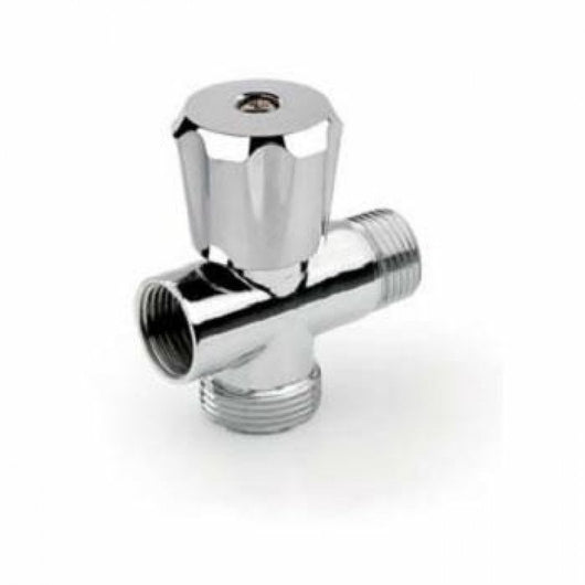 Rubinetto lavatrice m.1/2  x m. 4  x f.1/2  tre vie b01mzbip4