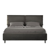 Letto Matrimoniale 160x200 cm con Rete Sleeper Grigio