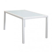 Tavolo Azore 150x90 cm in Wicker Bianco