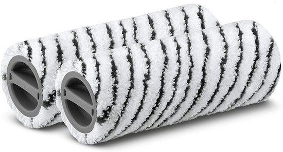Adatto per Kärcher FC Rotolatori di Pietra e Mattoni per Karcher FC3, FC5, FC7 Aspirapolvere a Secco, Rotoli Microfibra - 2-Pack
