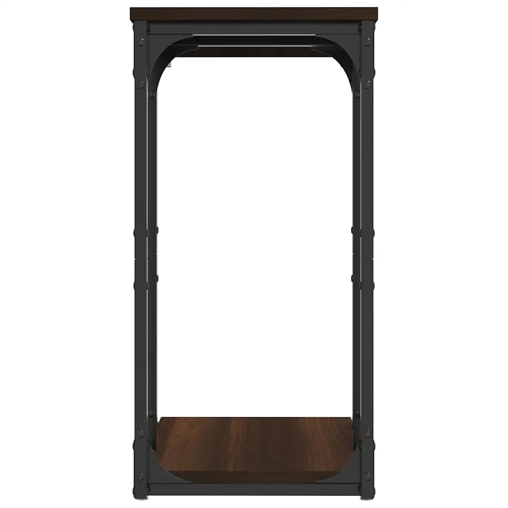 Tavolino-Tavolino da soggiorno-Tavolo Rovere Marrone 40x30x60 cm in Legno Multistrato