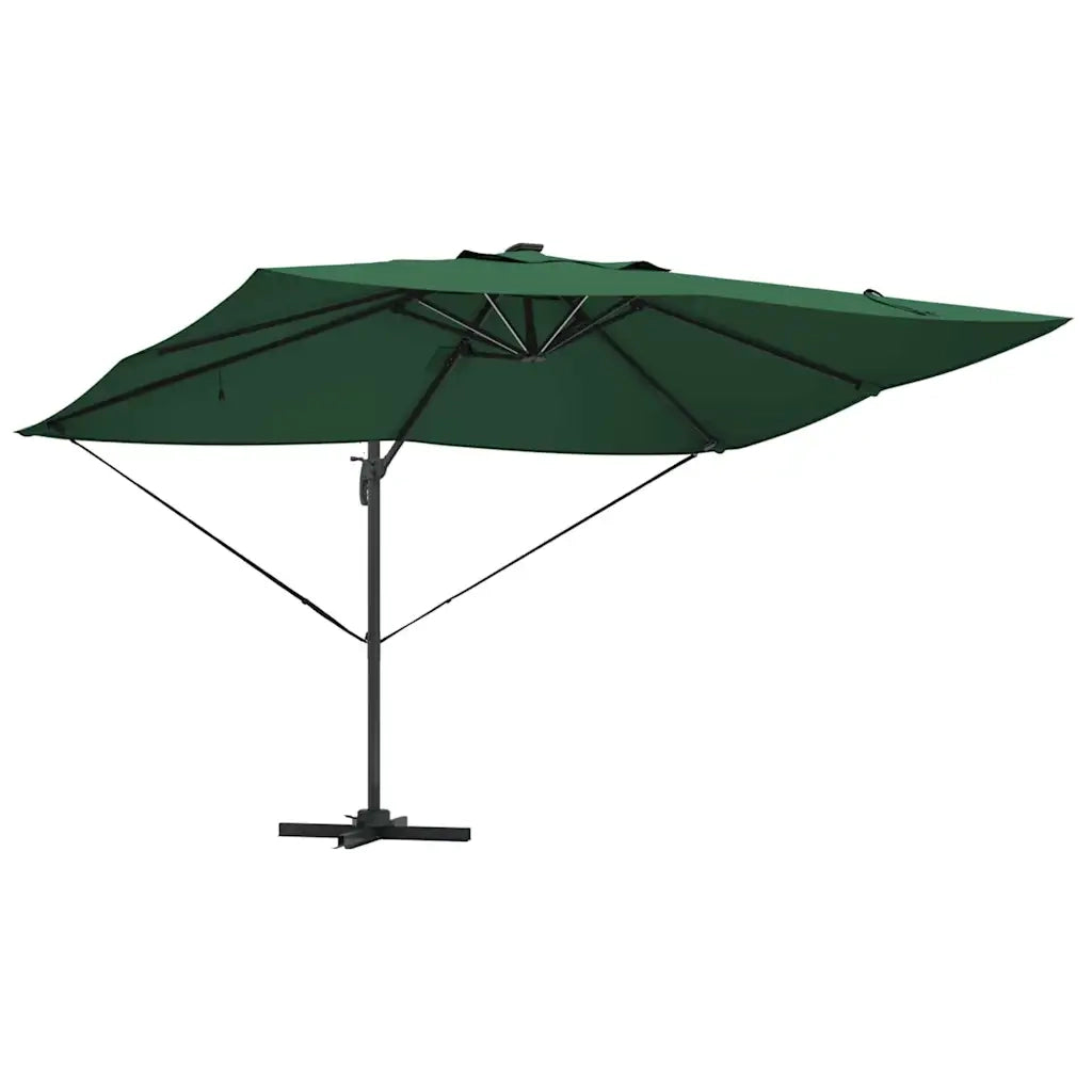Ombrellone Verde 352 x 251 x 265 cm Poliestere e Alluminio 42003328