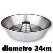Trade Shop - Stampo Da Forno Ruoto Con Cono Ciambelle Casatielli Bakery Torte Rustici Cm.34 -