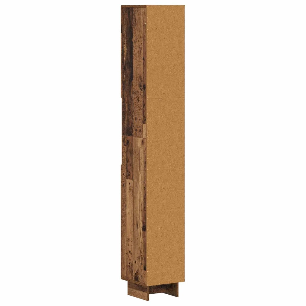 Armadio da Bagno con Ripiano Aperto EDE Legno antico 895943