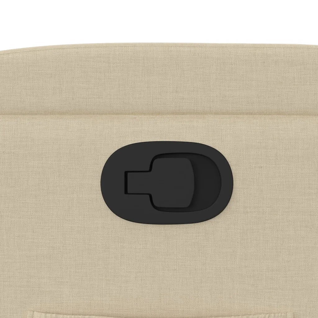 Divano Sedia-Poltrona reclinabile in tessuto color crema 609493