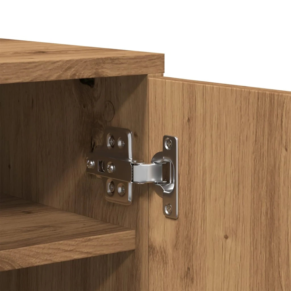 Scarpiera mobiletto portascarpe mobile per ingresso/corridoio/soggiorno fatto a mano legno ingegnerizzato marrone 02_0021530