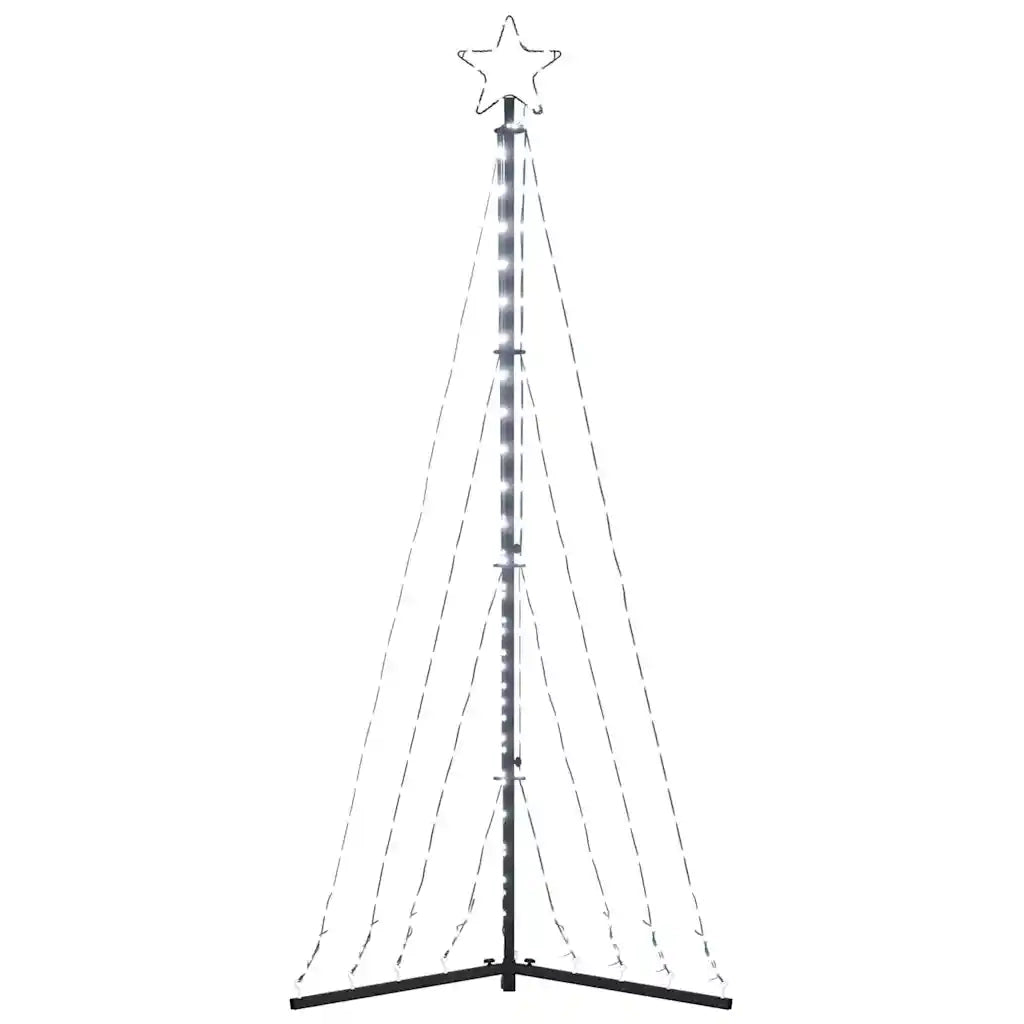 Albero di Natale a LED 339 LED Bianco Freddo 187 cm