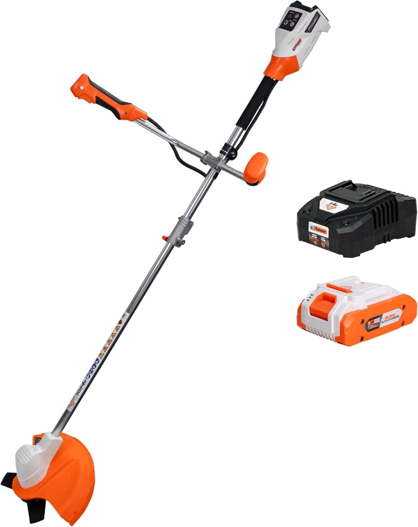 RURIS - Decespugliatore a Batteria 3024E – Motore Senza Spazzole, Larghezza Di T
