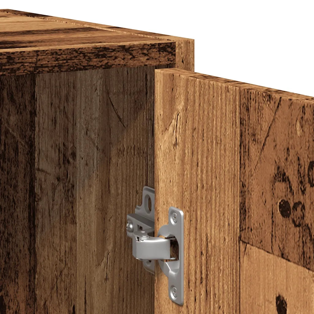 Mobile Lavabo Bagno Legno Antico 60x33x60 cm Legno Multistrato 856039